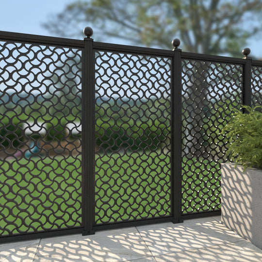 Vida Decorative Fence - 90x180cm - with our composite posts