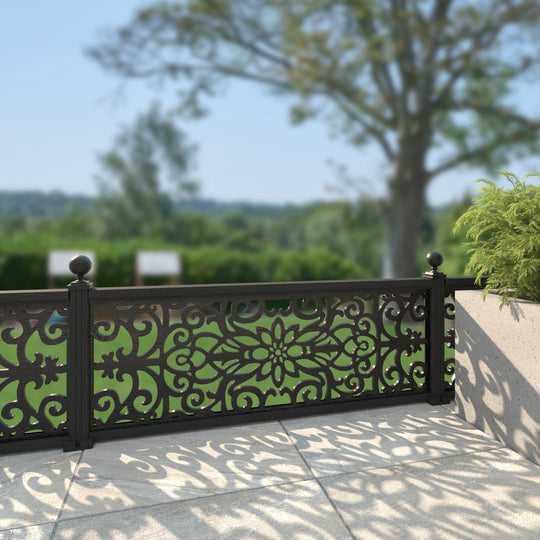 Windsor Decorative Fence - 180x60cm - with our composite posts