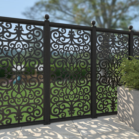 Windsor Decorative Fence - 90x180cm - with our composite posts