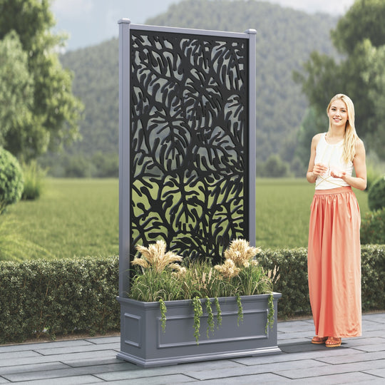 Windsor - Large Planter - Botanic Screen