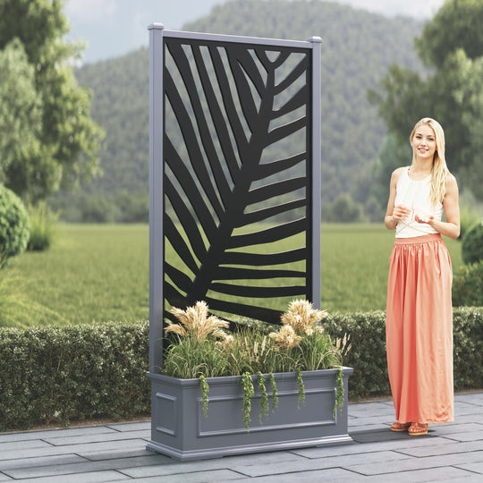 Windsor - Large Planter - Palm Screen