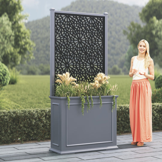 Windsor - Large Tall Planter - Alnara Screen