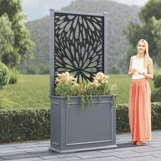 Windsor - Large Tall Planter - Blossom Screen