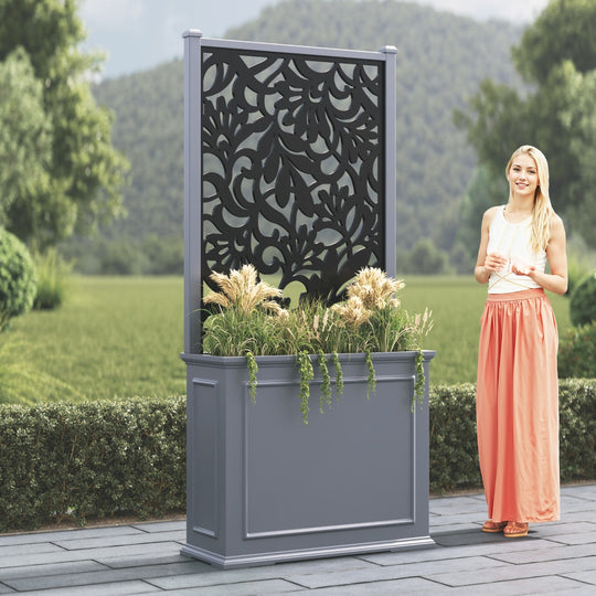 Windsor - Large Tall Planter - Heritage Screen