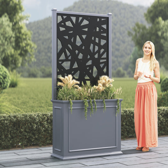 Windsor - Large Tall Planter - Prism Screen