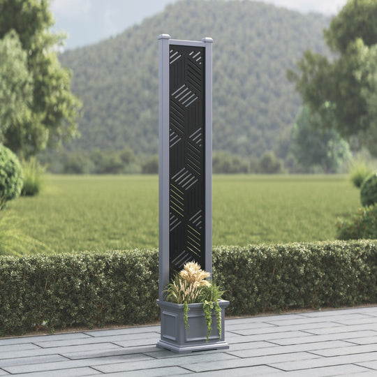 Windsor - Small Planter - Cubed Screen