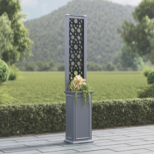 Windsor - Small Tall Planter - Ambar Screen