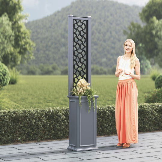 Windsor - Small Tall Planter - Vida Screen