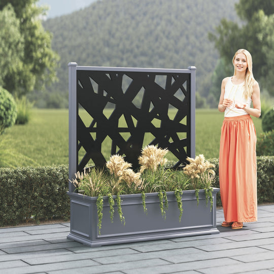 Windsor - Extra Large Low Planter - Prism Screen