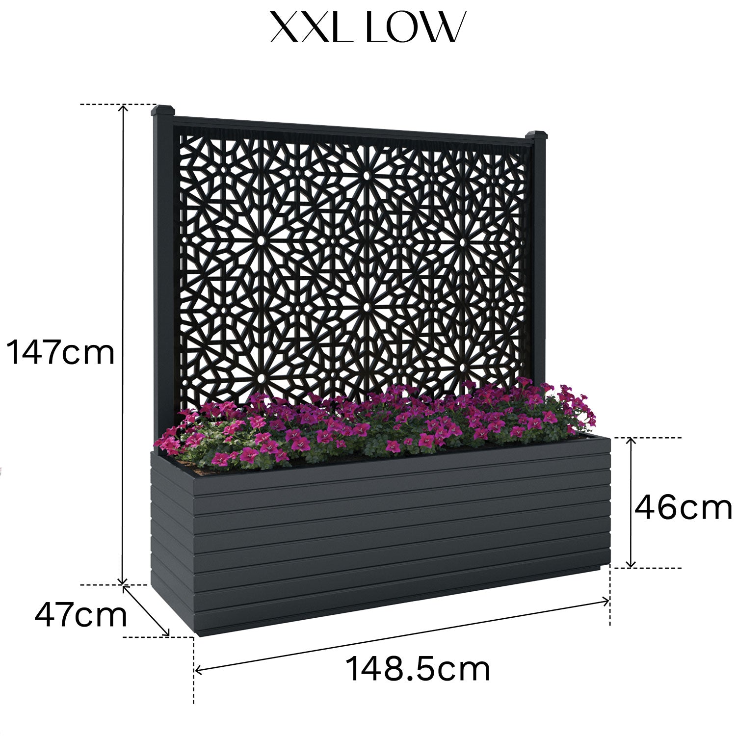 Vertu - Extra Extra Large Planter - Ambar Screen