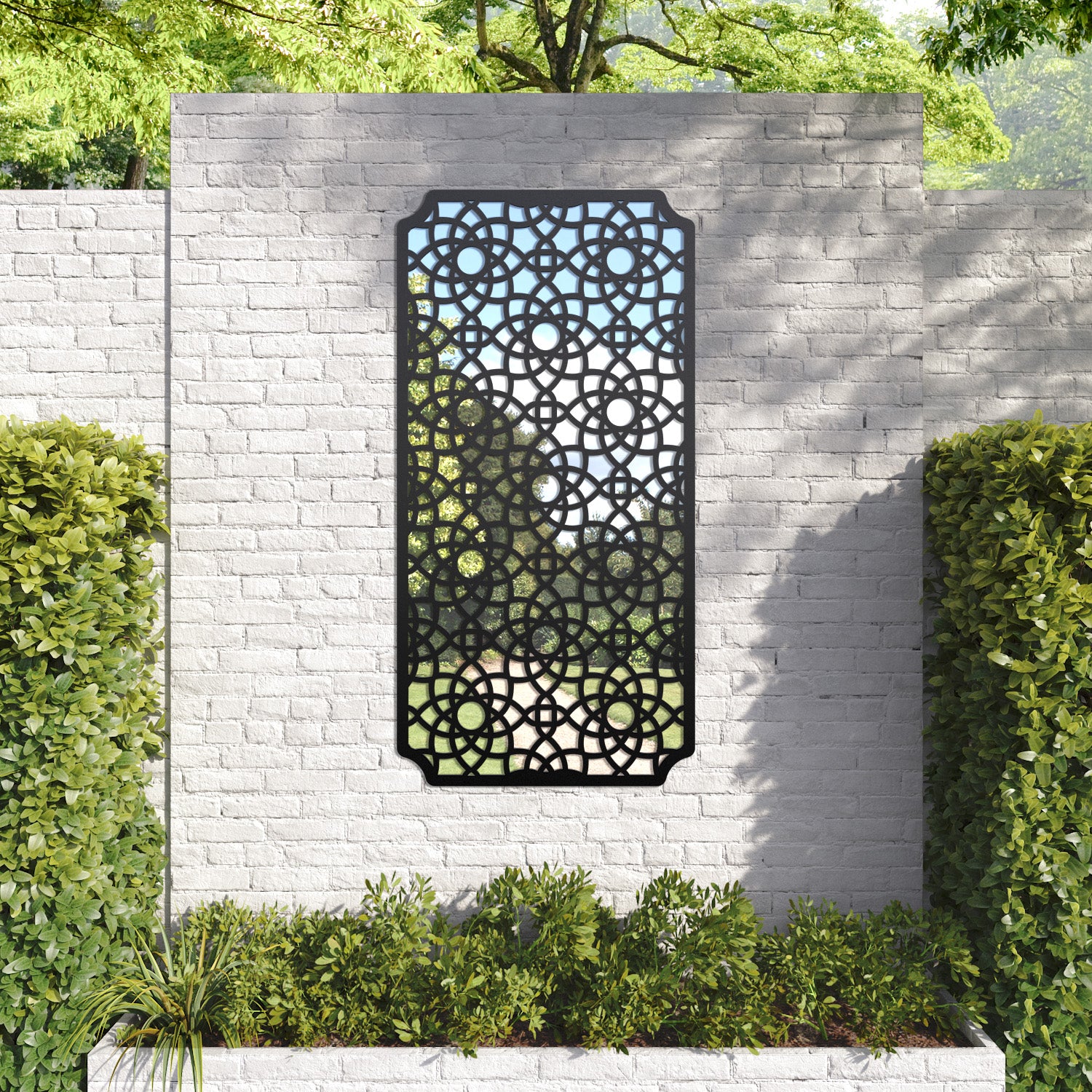 Ambar Regal Decorative Mirrored Panel