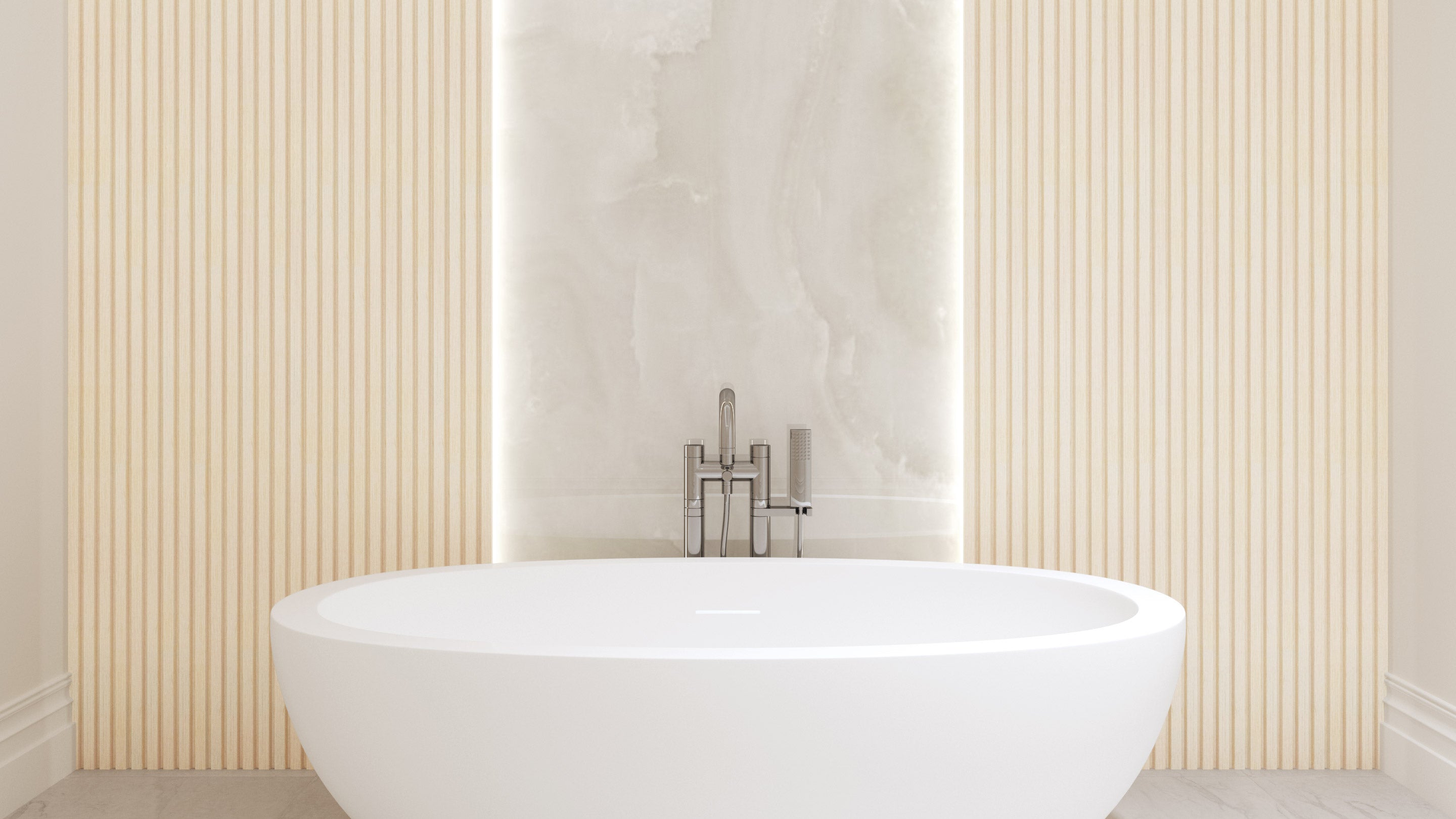 AquaSlat™ Waterproof Wall Panels - H300 x W20cm - 2 Pack