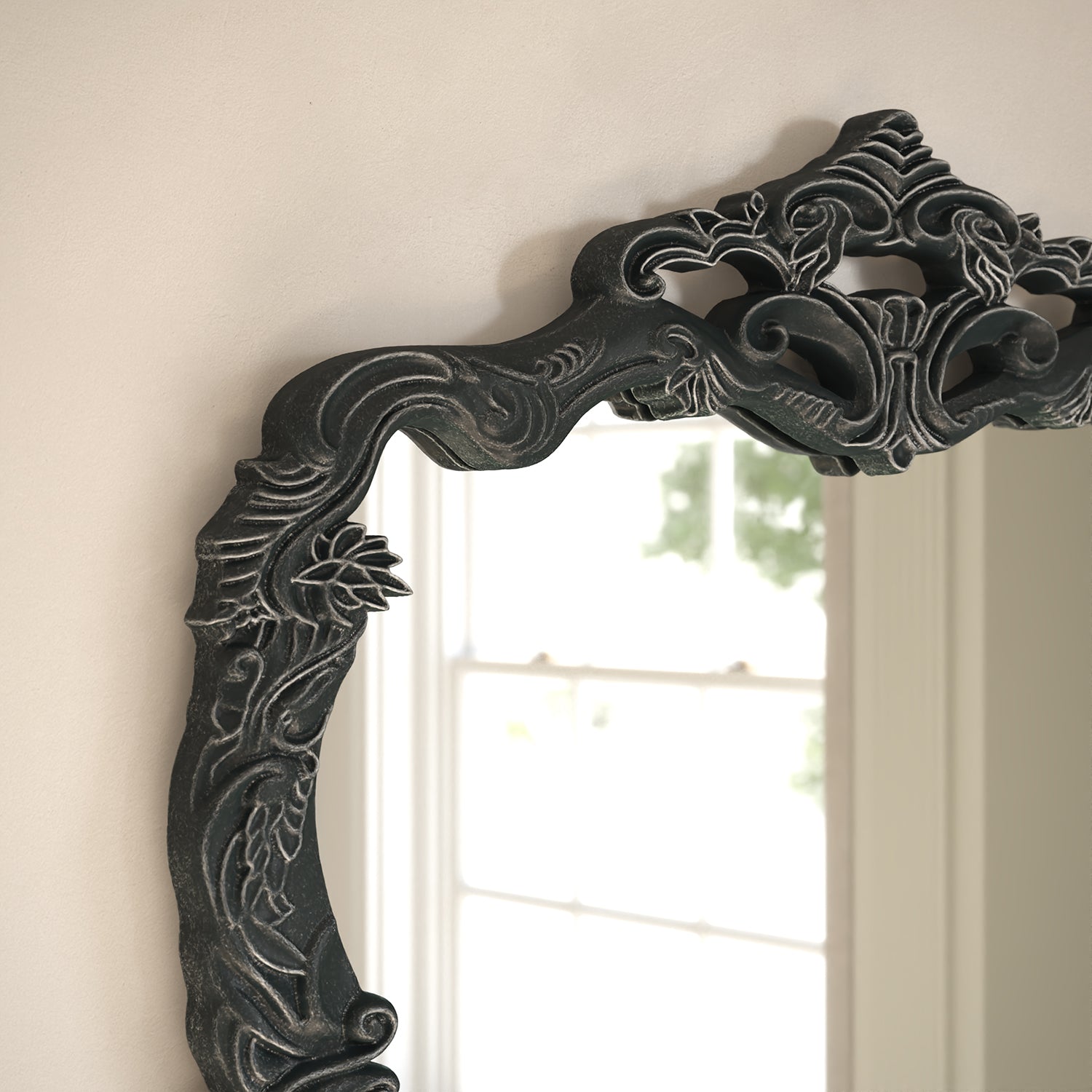 Artisan Framed Rectangular Full-Length Leaner Mirror - with LED