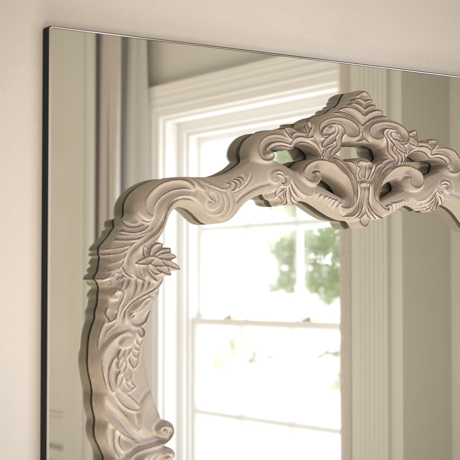 Artisan Framed Rectangular Full-Length Leaner Mirror - with LED