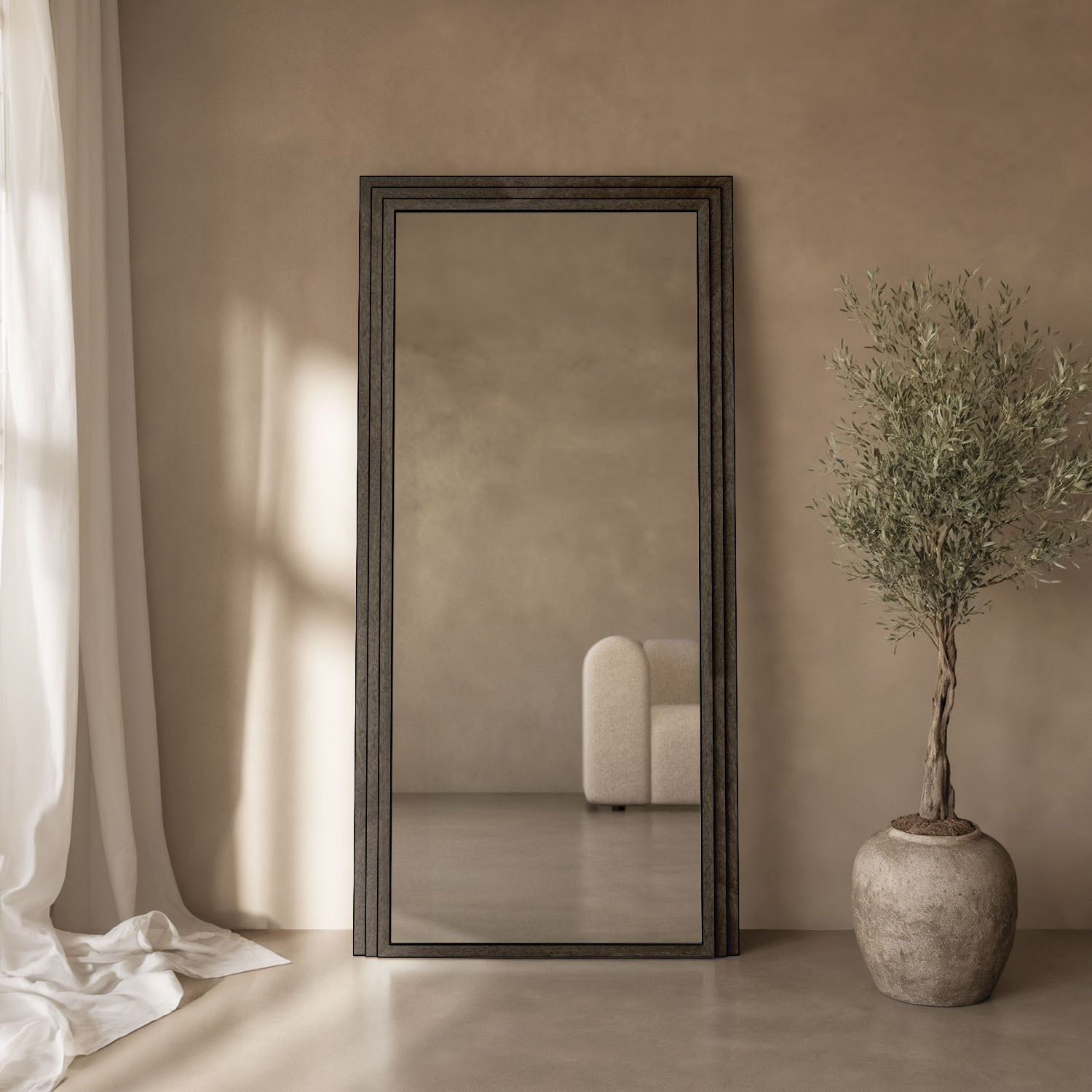 Ashbourne Framed Rectangular Full-Length Leaner Mirror – Charles & Ivy