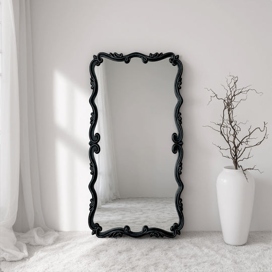 Atelier Framed Rectangular Full-Length Leaner Mirror