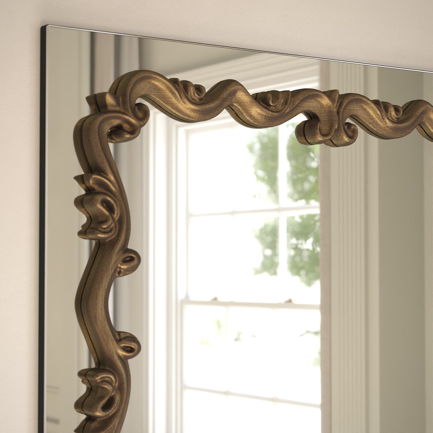 Atelier Frame Within Rectangular Wall Mirror