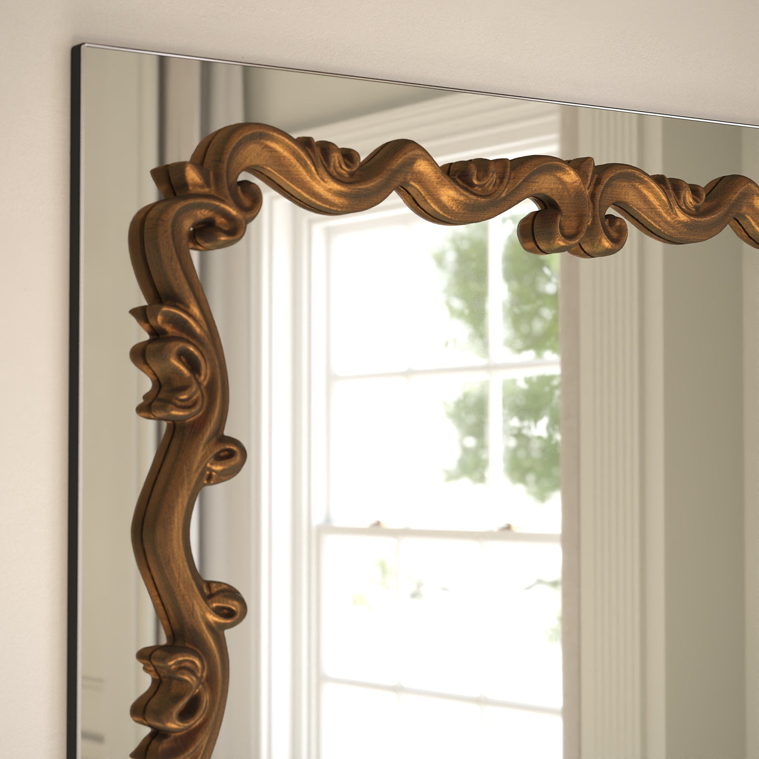 Atelier Frame Within Rectangular Wall Mirror