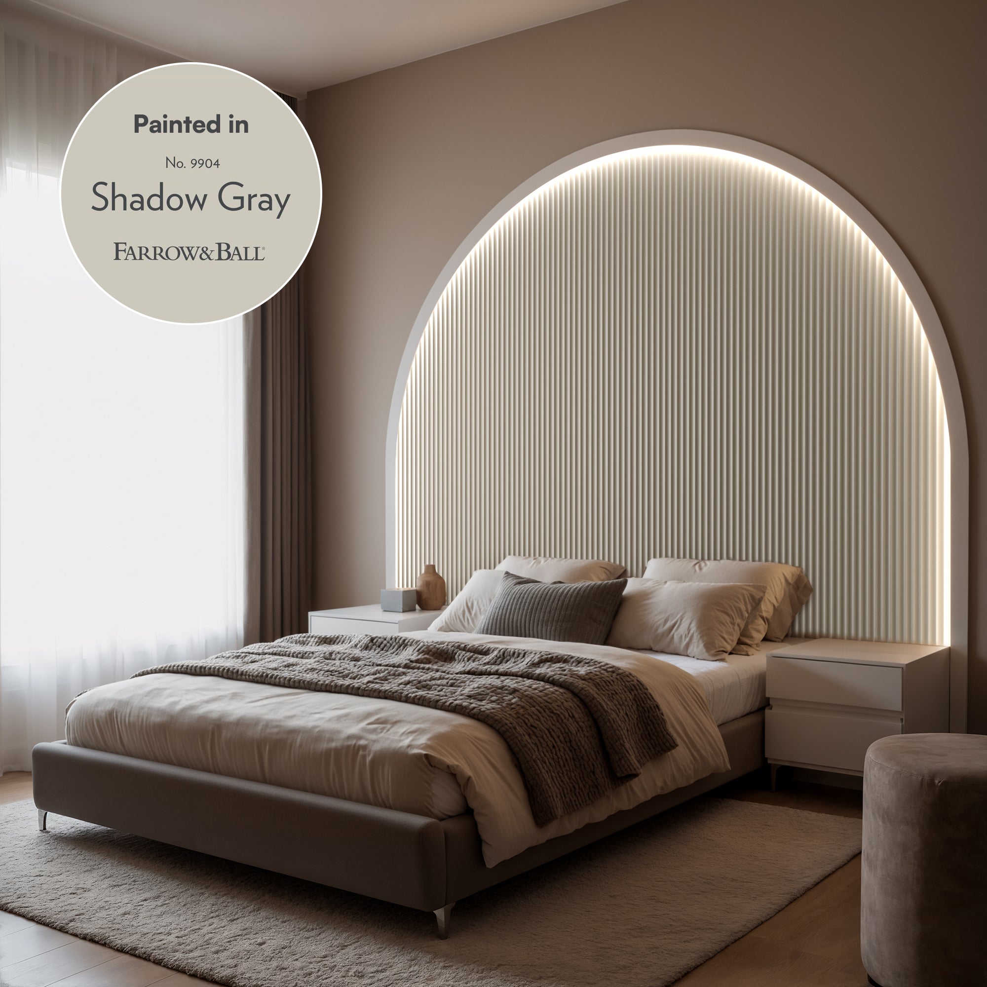 Primed Fluted Wall Panel - Narrow Flutes - H300cm x W22cm (Pack of 2)