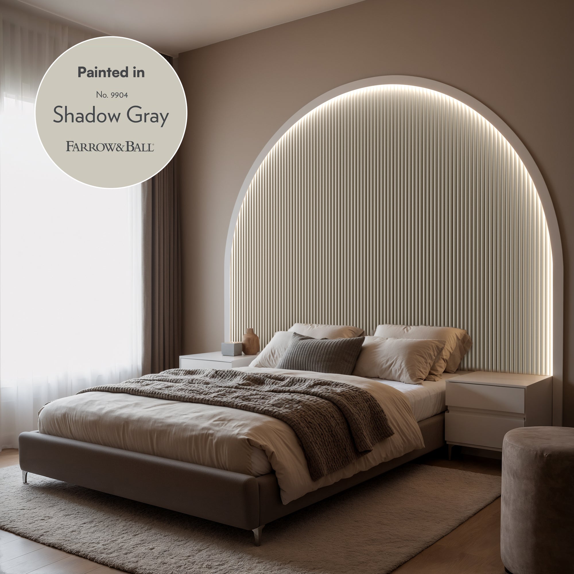 Primed Ribbed Wall Panel - Narrow Ribbed - H240cm x W22cm (Pack of 2)