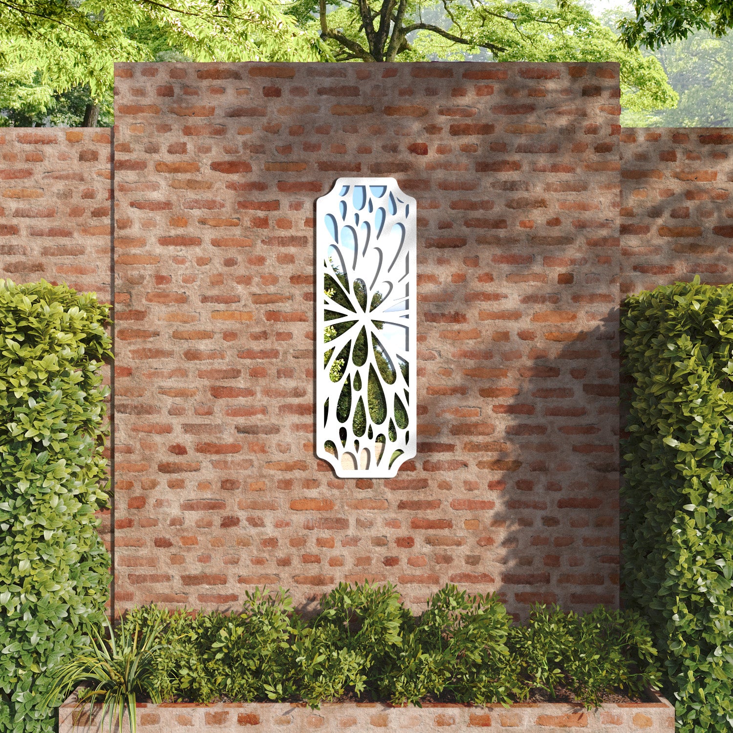 Blossom Regal Decorative Mirrored Panel