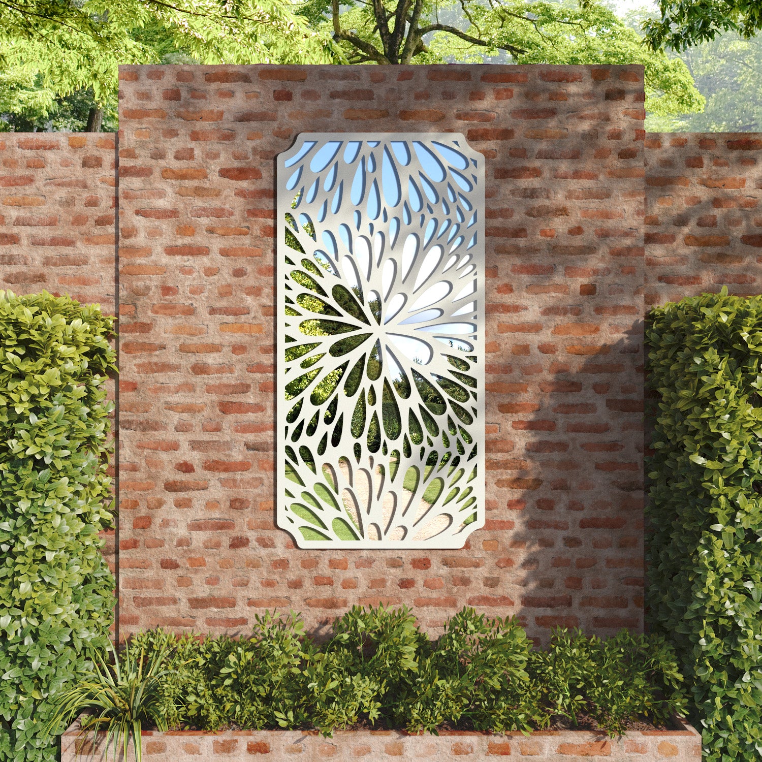 Blossom Regal Decorative Mirrored Panel
