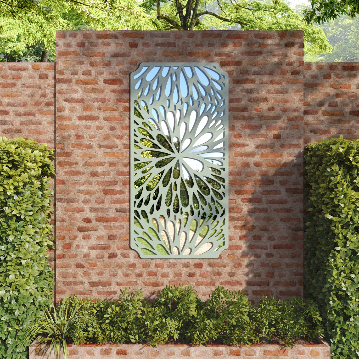Blossom Regal Decorative Mirrored Panel