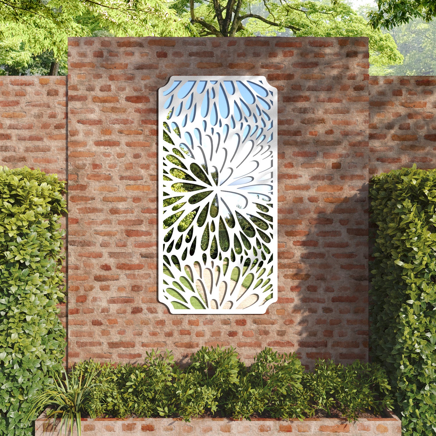 Blossom Regal Decorative Mirrored Panel