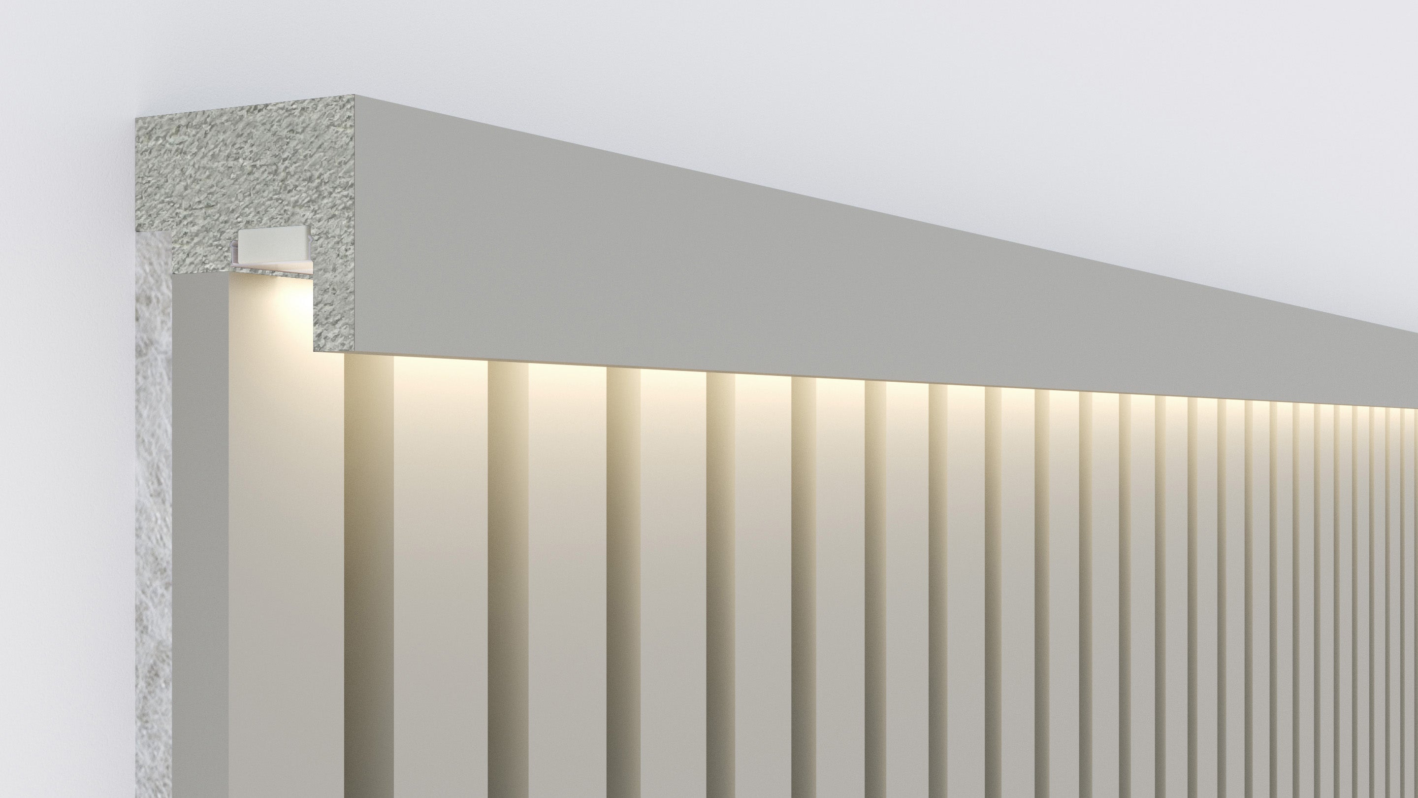 InsuSlat™ - Top Trim Batten - Bone