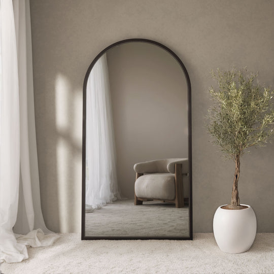 Carlton Framed Arched Full-Length Leaner Mirror