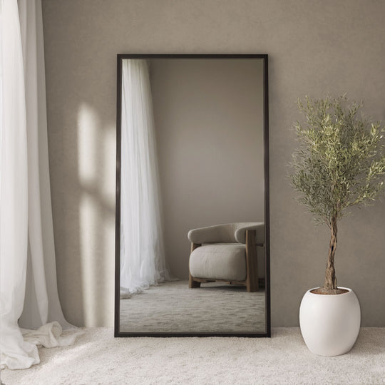 Carlton Framed Rectangular Full-Length Leaner Mirror