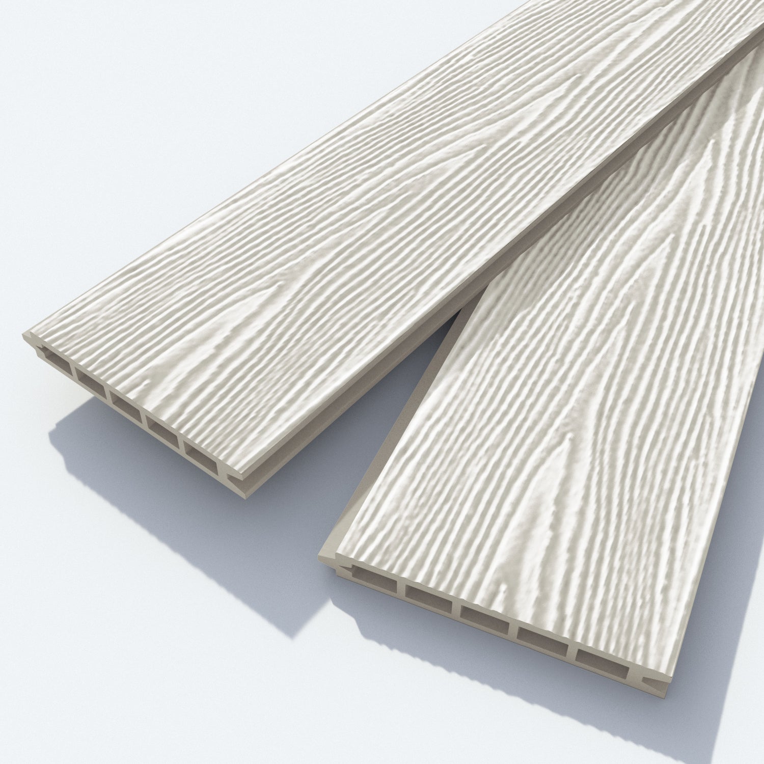 Classic Vida Fence Panel - Light Stone - with our aluminium posts