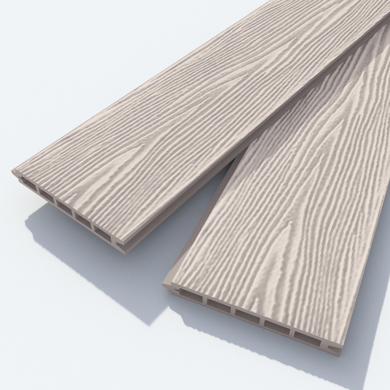 Classic Aspen Fence Panel - Mid Stone - for existing concrete posts