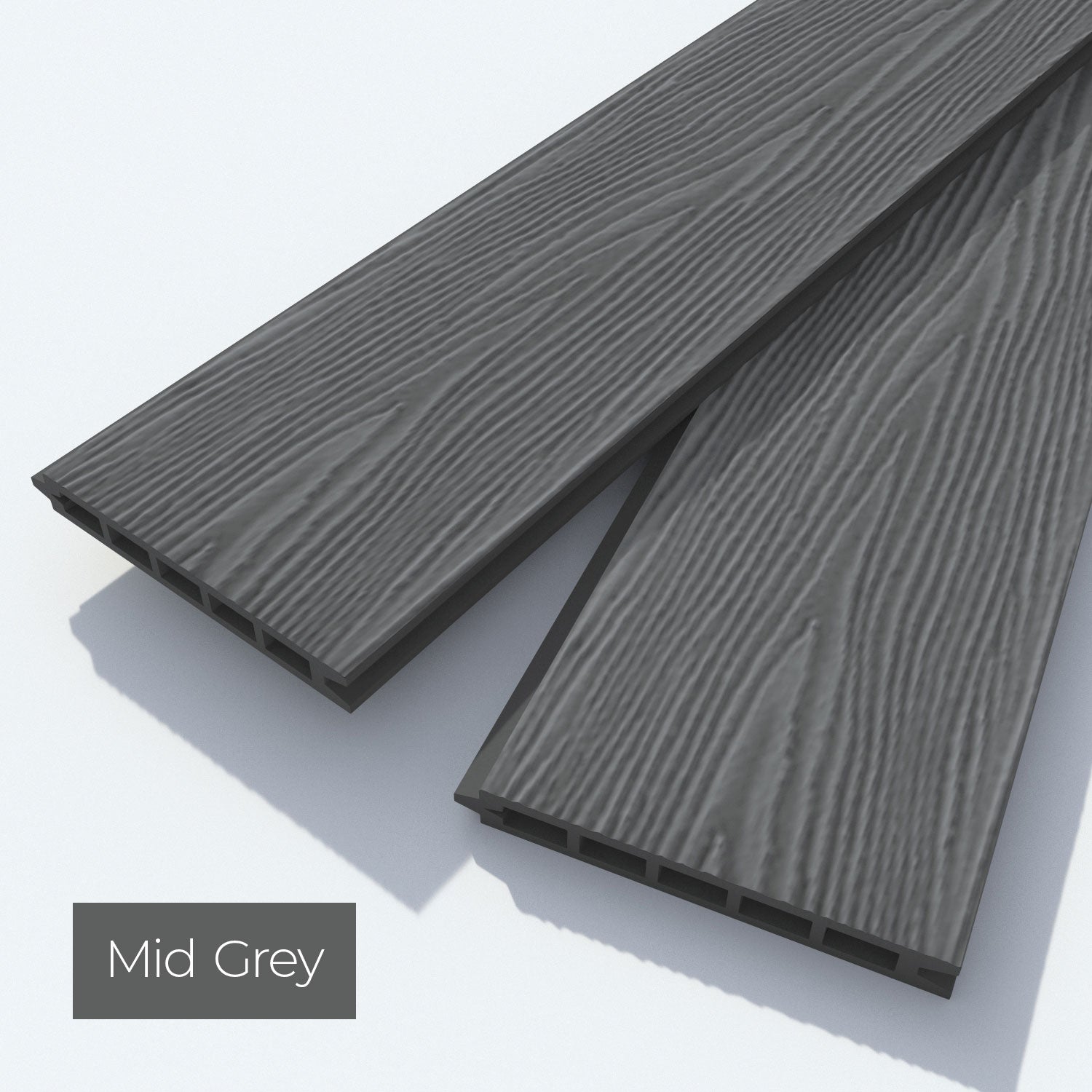 Fence grained slats (2 pack / 30cm)
