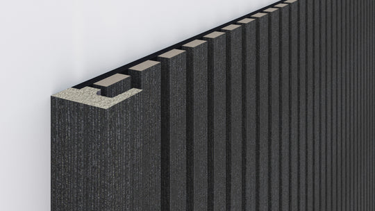 InsuSlat™ - Pair of Side Trim Battens - Dark Grey