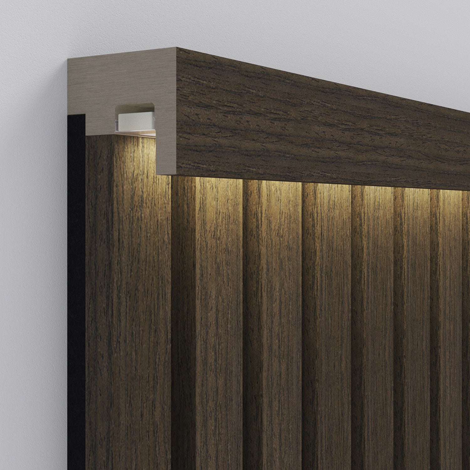InsuSlat™ - Top Trim Batten - Dark Walnut