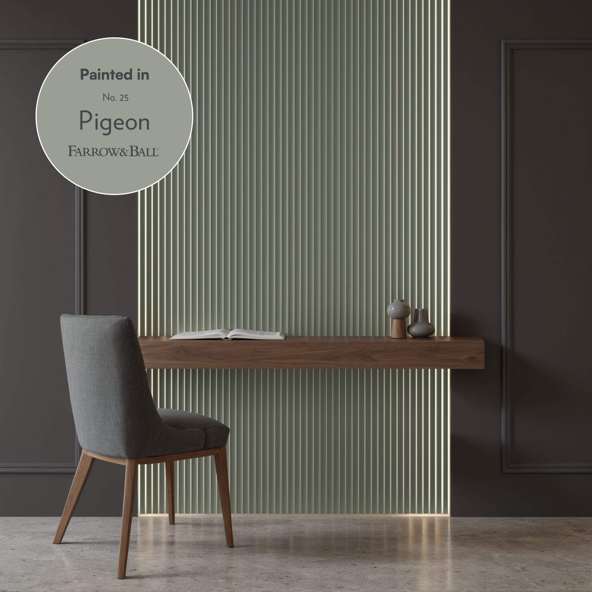 Primed Fluted Wall Panel - Narrow Flutes - H240cm x W22cm (Pack of 2)