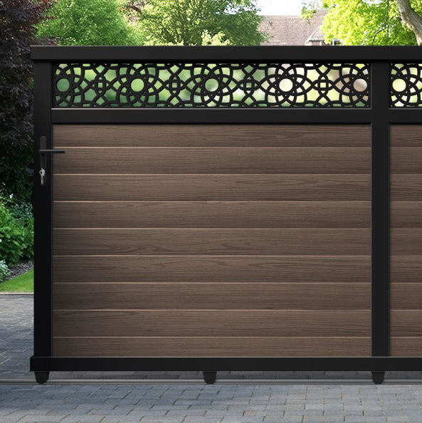 Ambar Aluminium Sliding Straight Top Driveway Gate