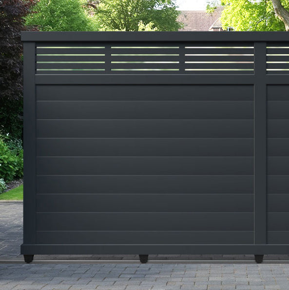 Aspen Aluminium Sliding Straight Top Driveway Gate