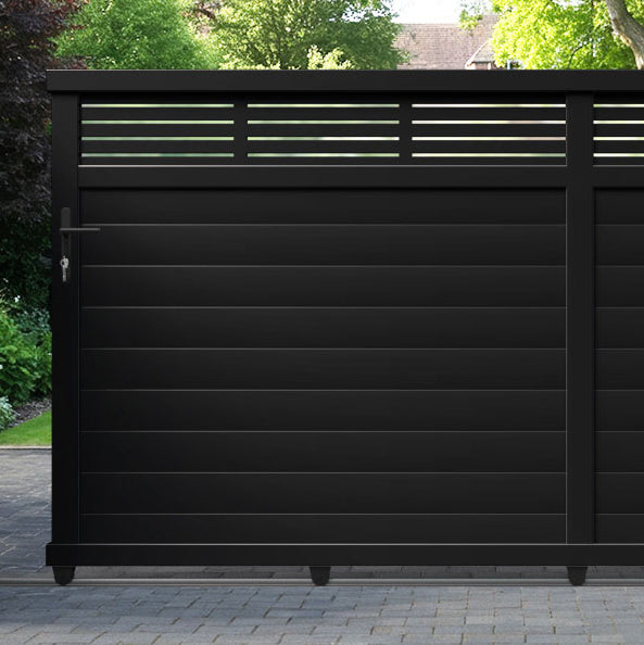 Aspen Aluminium Sliding Straight Top Driveway Gate