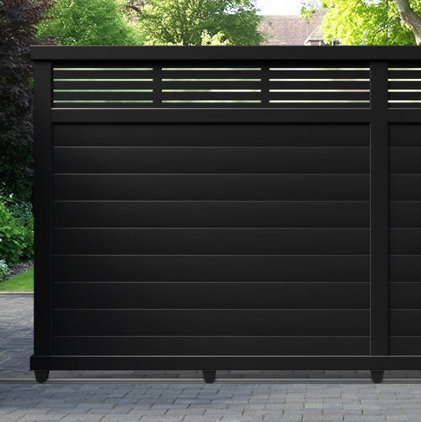 Aspen Aluminium Sliding Straight Top Driveway Gate