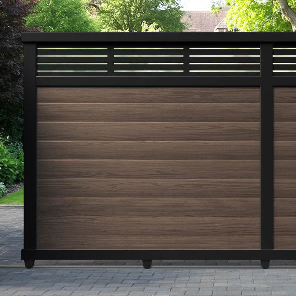 Aspen Aluminium Sliding Straight Top Driveway Gate