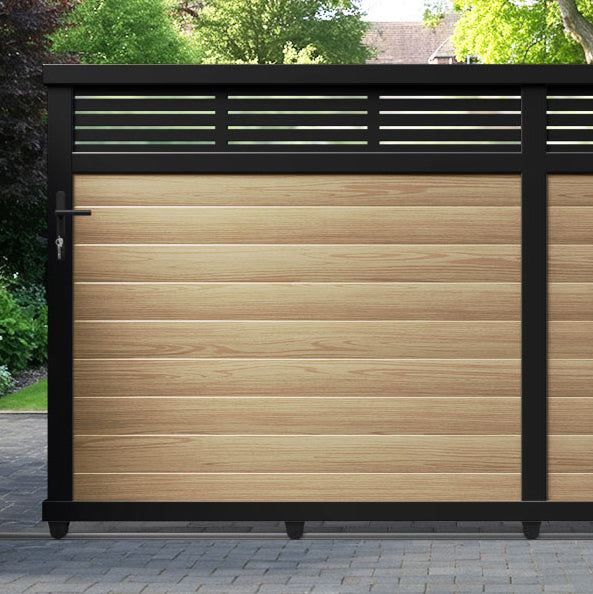 Aspen Aluminium Sliding Straight Top Driveway Gate