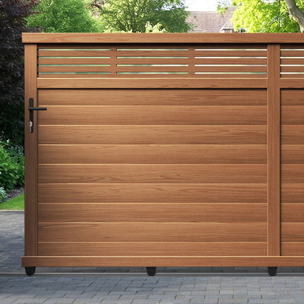 Aspen Aluminium Sliding Straight Top Driveway Gate