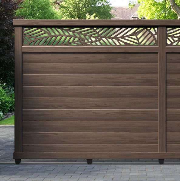 Habitat Aluminium Sliding Straight Top Driveway Gate