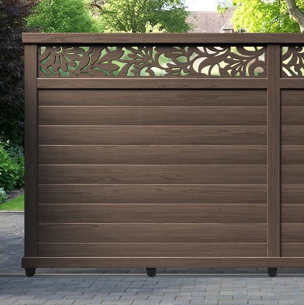 Heritage Aluminium Sliding Straight Top Driveway Gate