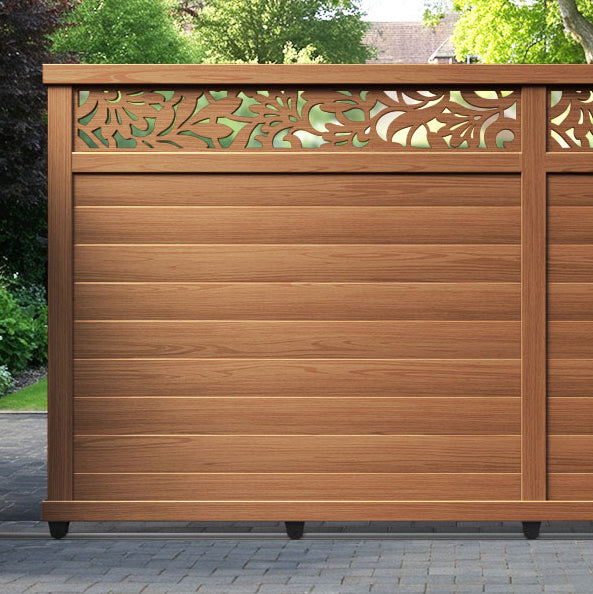 Heritage Aluminium Sliding Straight Top Driveway Gate