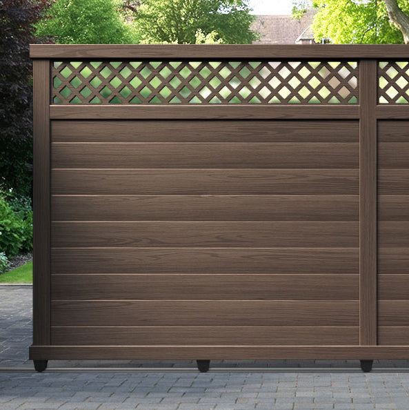 Hive Aluminium Sliding Straight Top Driveway Gate