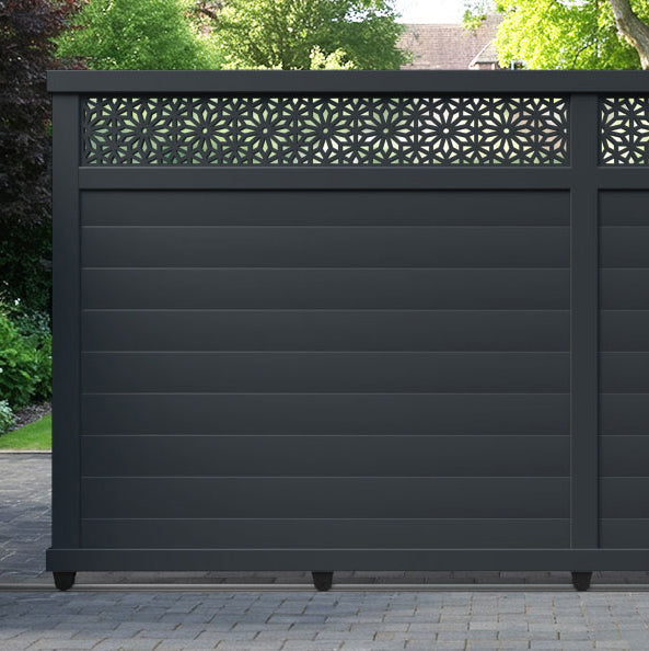 Narwa Aluminium Sliding Straight Top Driveway Gate