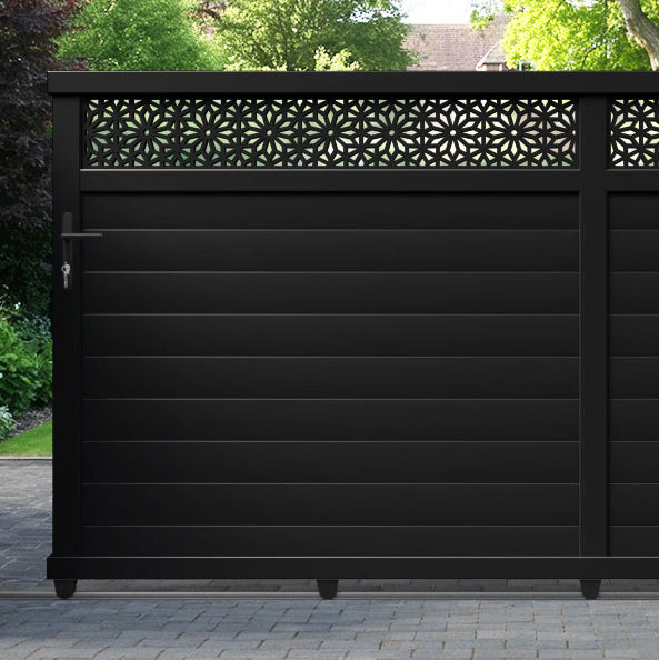 Narwa Aluminium Sliding Straight Top Driveway Gate